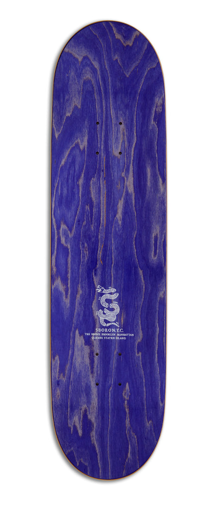 5BORO NYC JOIN OR DIE SNAKE 8.5" BLK & YLLW