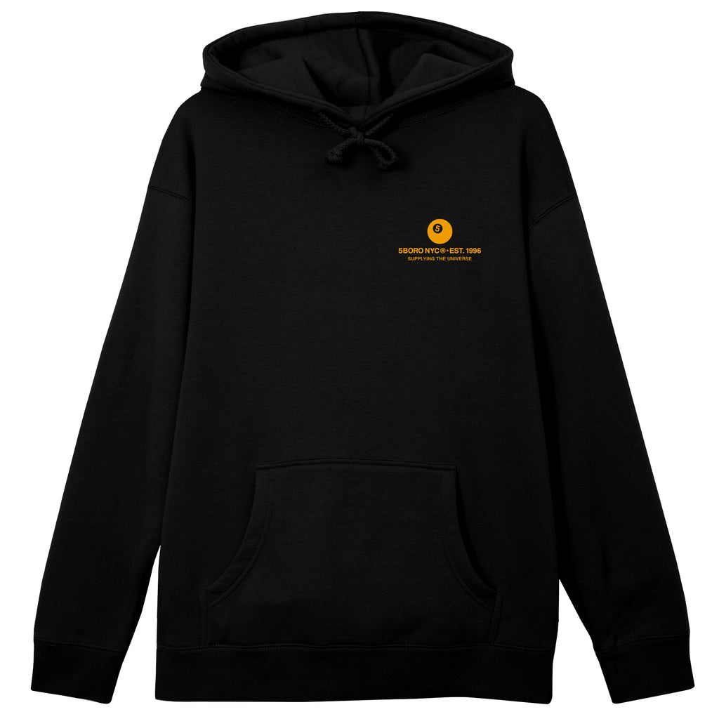 5BORO NYC 5Ball Dragon Pullover Hoody Black & Gold