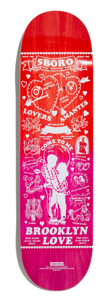 5Boro Lucky Candle Series Brooklyn Model 8" & 8.25" Wide Red dyed veneer