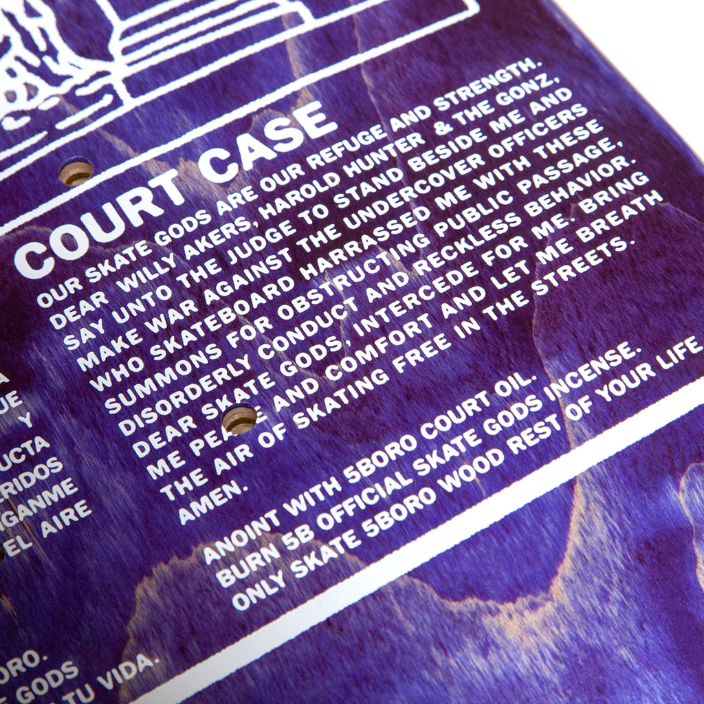 5Boro Lucky Candle Series Bronx Model 8.5" & 8.125" Teal Blue & Purple dip dyed veneer