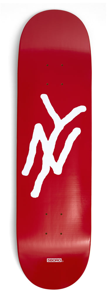 5Boro NY Logo Red 8.25" Wide