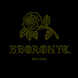 5B Withered Rose Tee  Black & Yellow