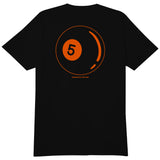 5B 5Ball Tee Black & Orange