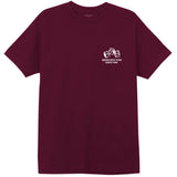 5B 4-5-6 Dice Burgundy & White Tee