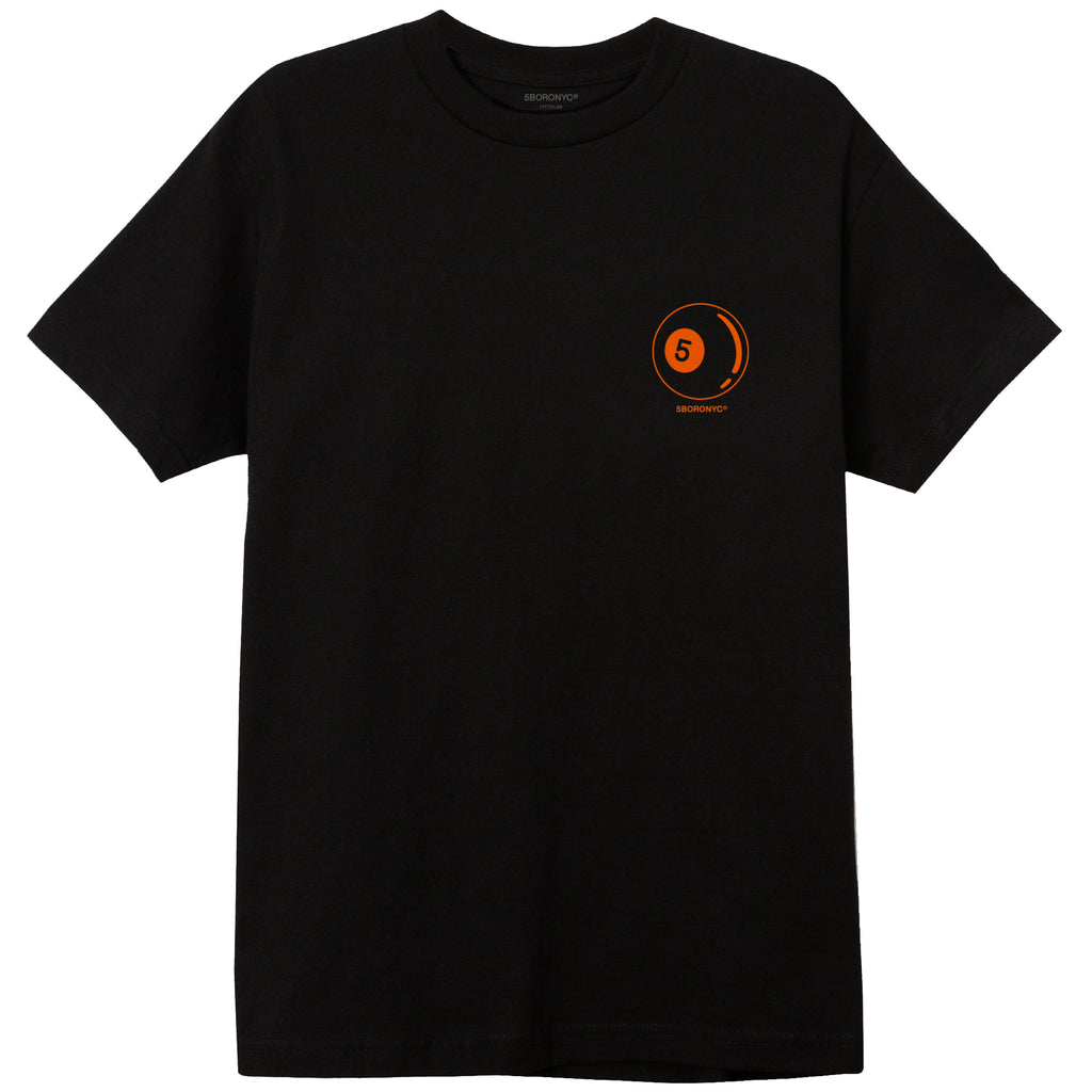 5B 5Ball Tee Black & Orange