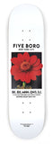 5Boro Flower Seed Red Skateboard Deck