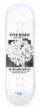 5Boro Flower Seed White Skateboard 